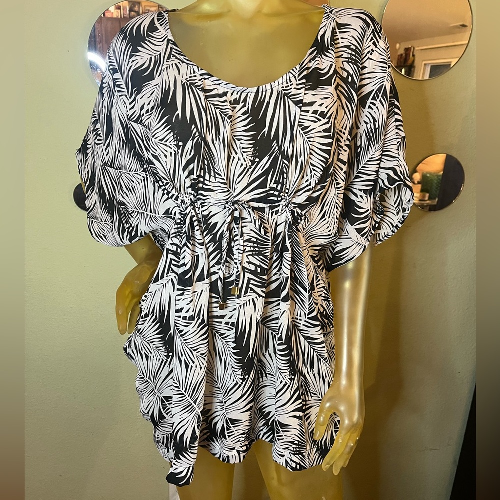 H&M Swim Coverup, Tropical, Size L
